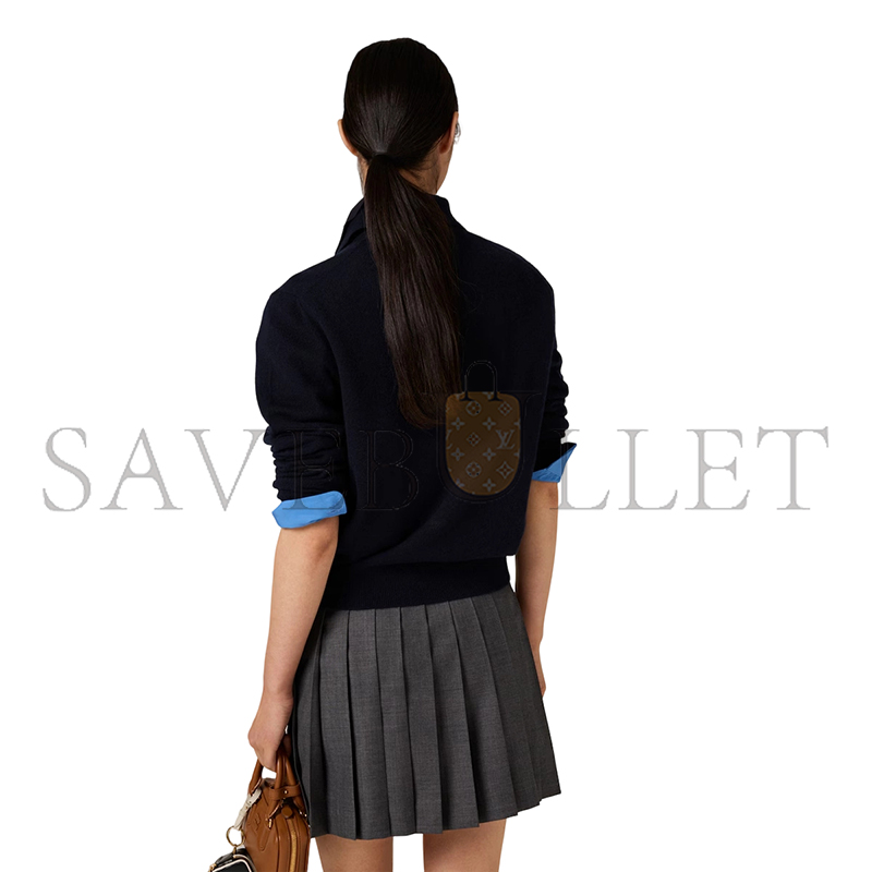 MIU MIU CASHMERE POLO SWEATER MMLA20